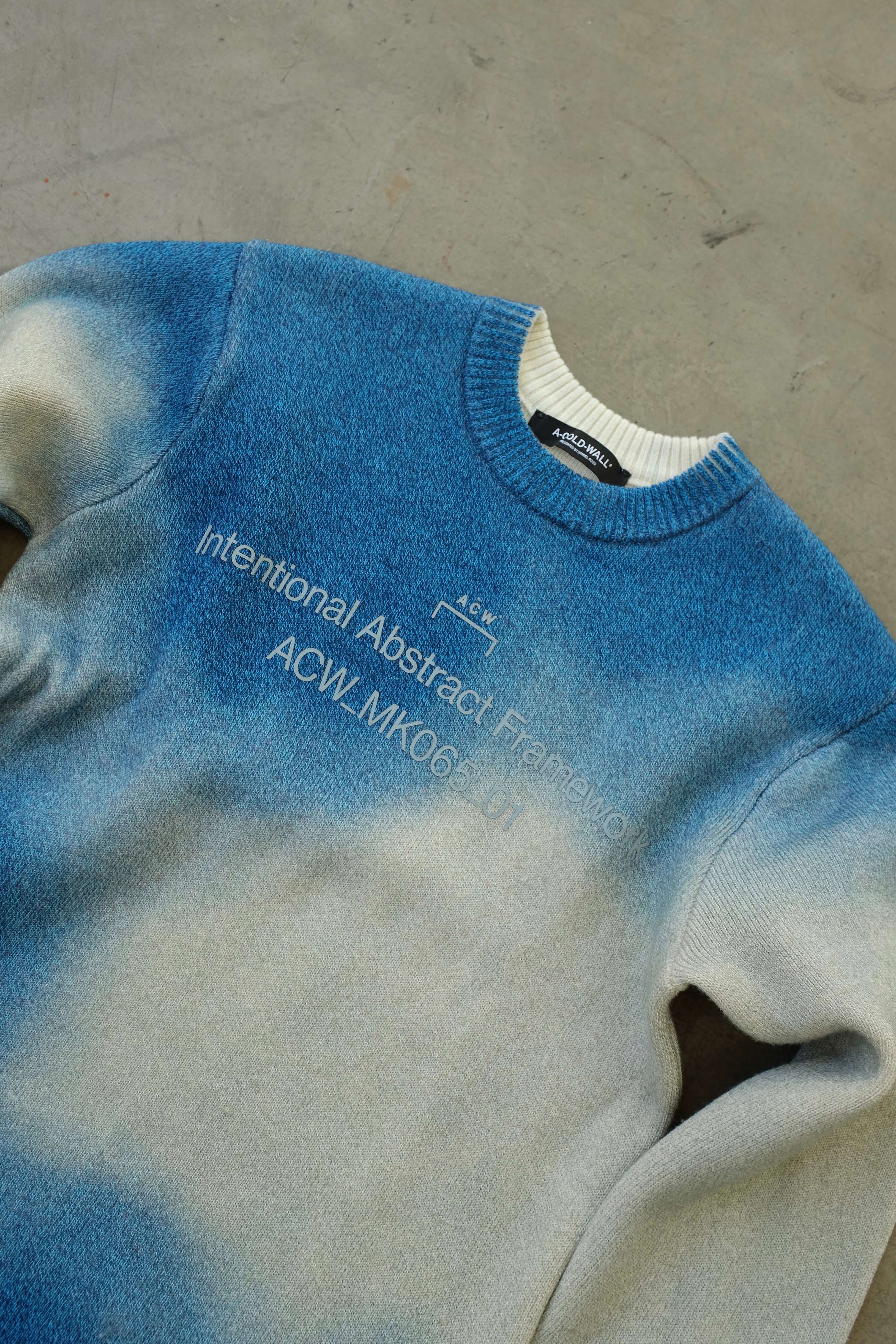 A-COLD-WALL GRADIENT KNIT