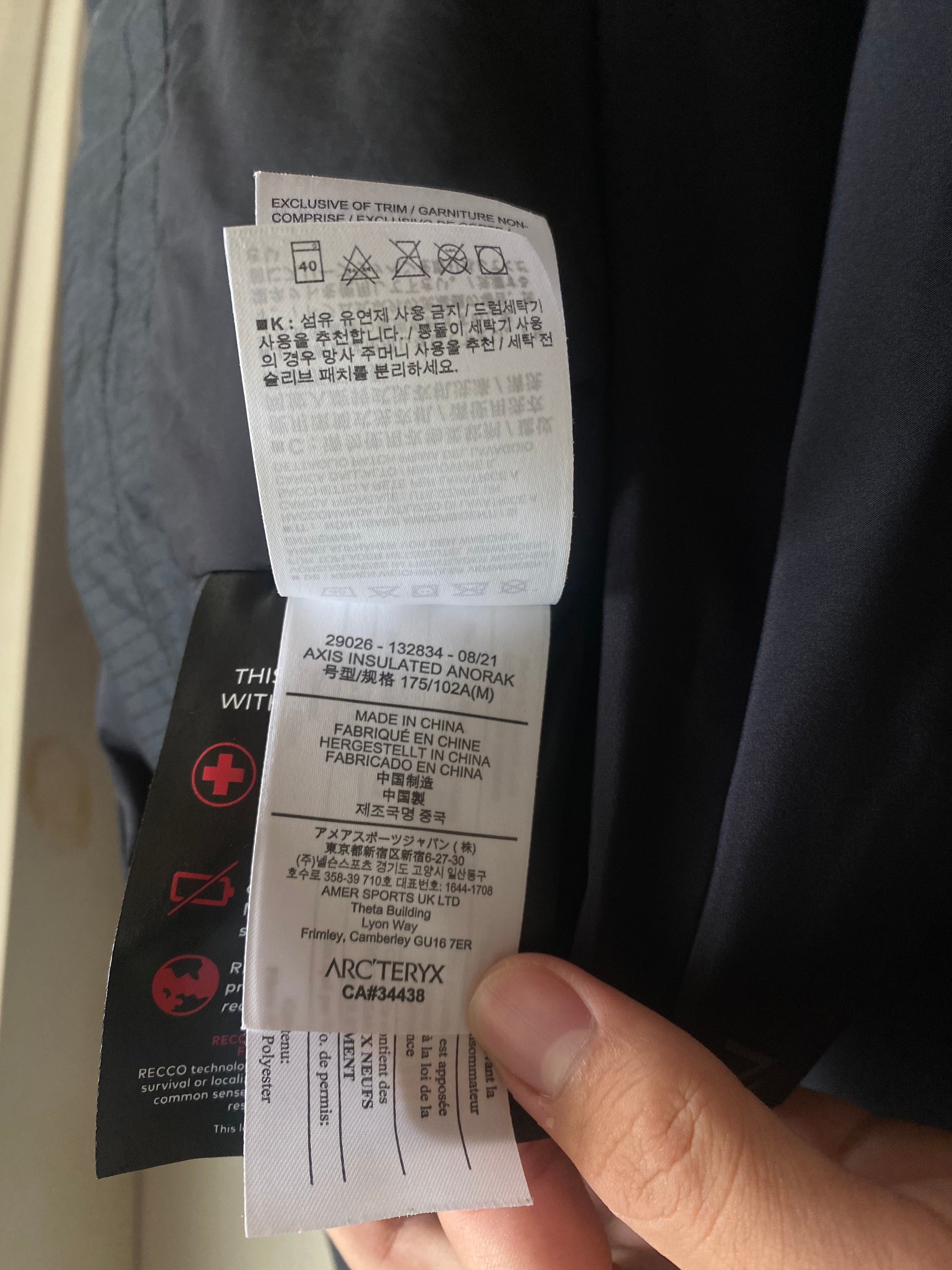 Arc'teryx System_A Axis Isulated Aronak